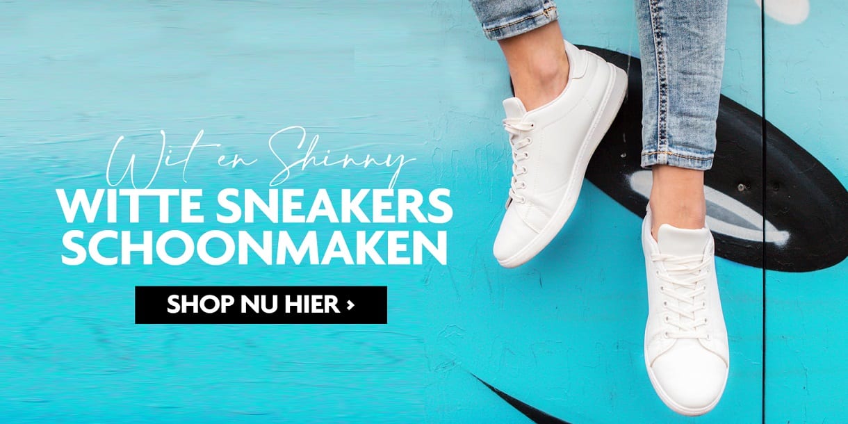 Witte sneakers schoonmaken: wauw, zo wit en shiny!