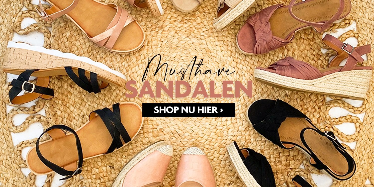 Sandalen waar je goed op kunt lopen