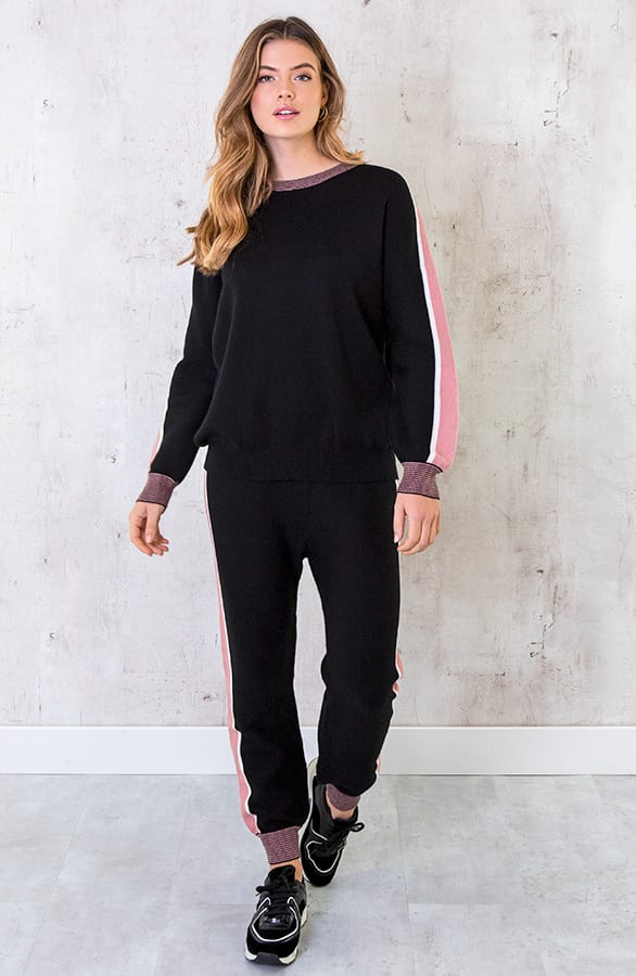 Comfy Huispak Trui + Broek Zwart – shoparchief, foto 4