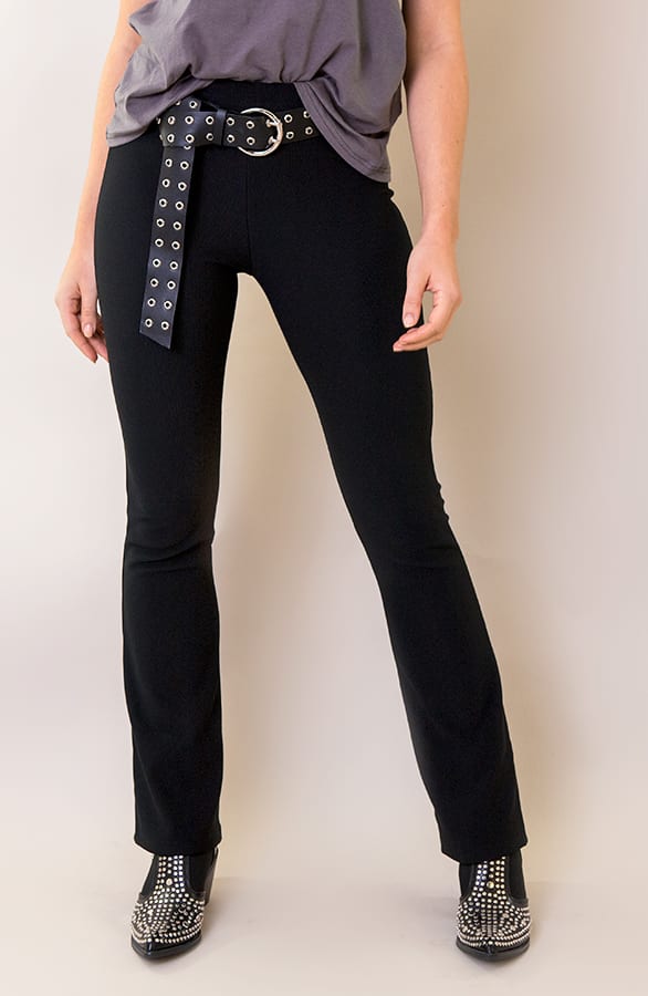 Flared Broek Rib Dames – shoparchief, foto 1