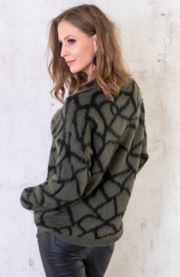Giraffe Trui Legergroen – shoparchief, foto 5