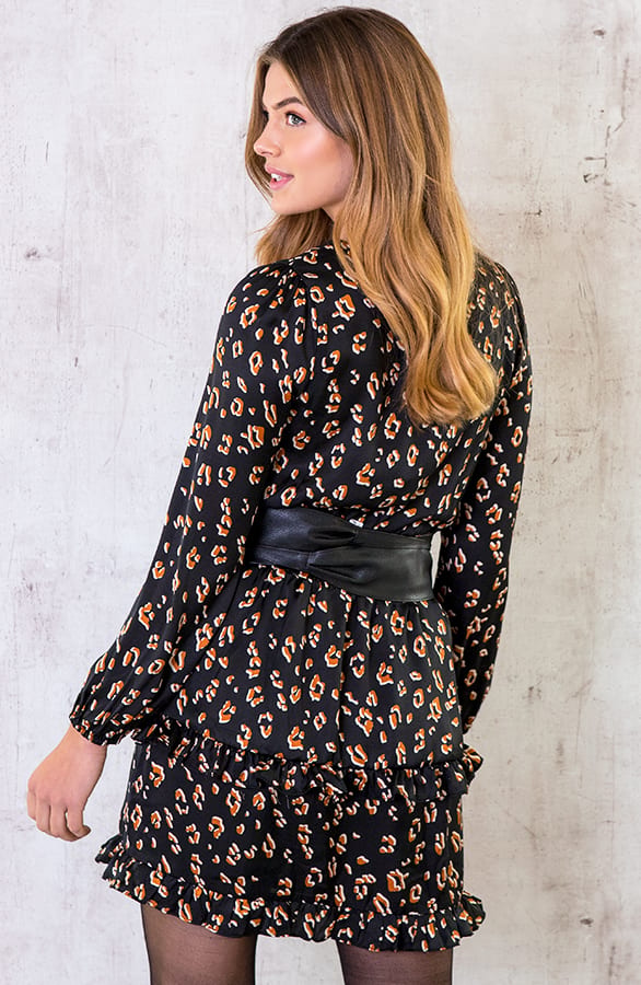 Leren Wikkelriem Zwart – shoparchief, foto 4