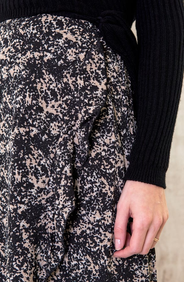 Midi Rok Met Print – shoparchief, foto 4