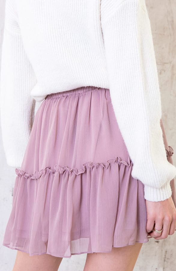 Plooirok Met Ruches Roze – shoparchief, foto 5
