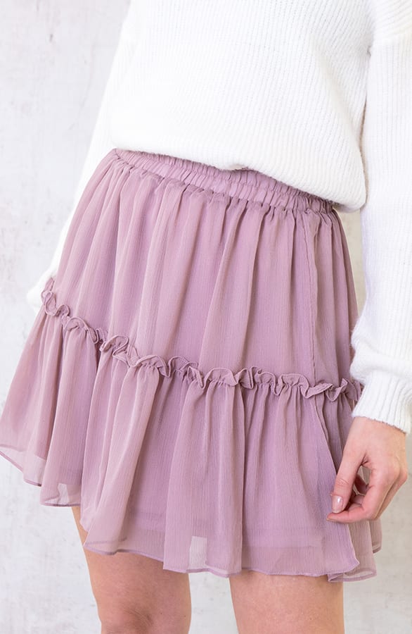 Plooirok Met Ruches Roze – shoparchief, foto 1