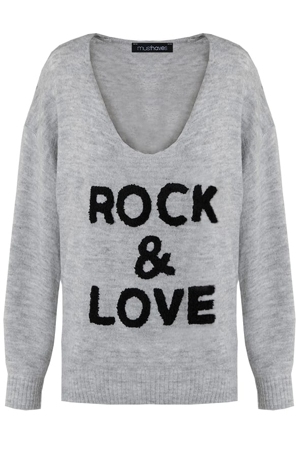 Rock And Love Trui Grijs – shoparchief, foto 6