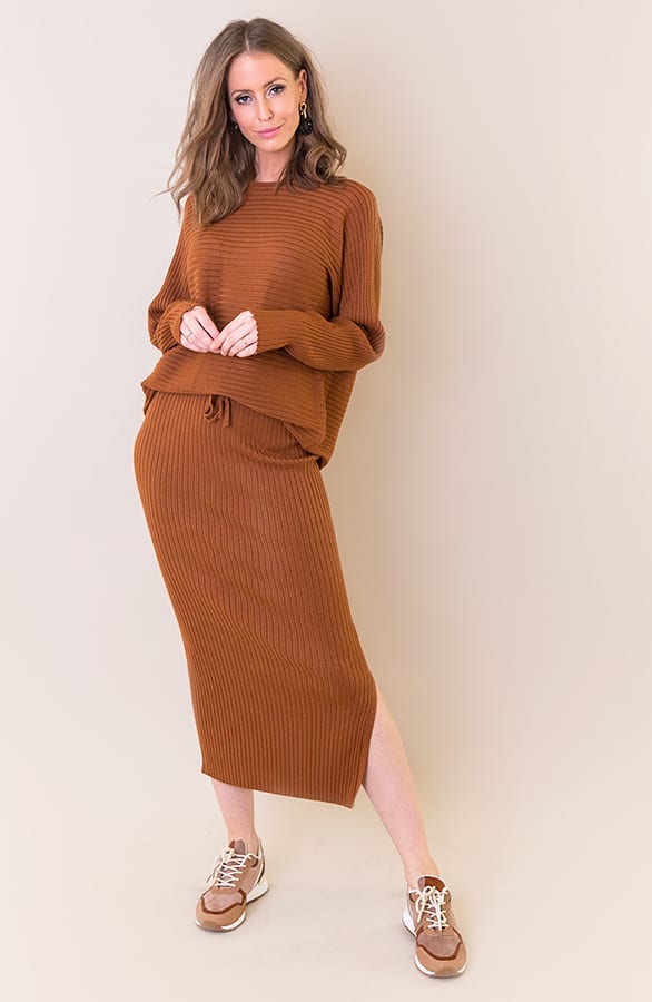 Sneakers Suede Camel – shoparchief, foto 4