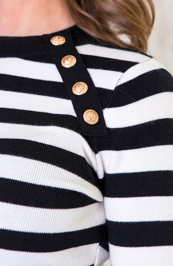 Sailor Strepen Trui Wit – shoparchief, foto 5