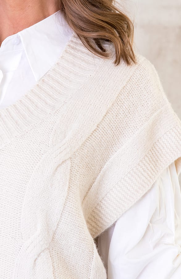 Spencer Met Kabel Beige – shoparchief, foto 5