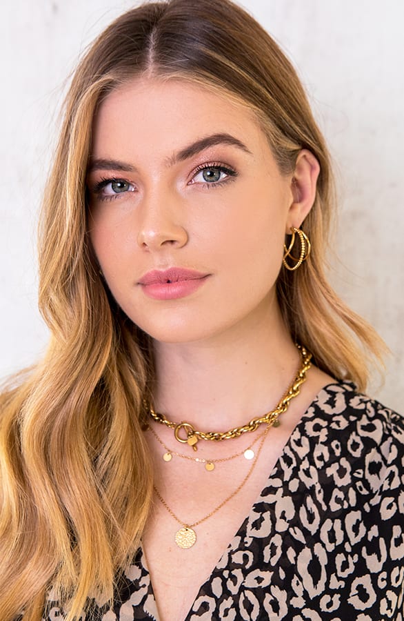 Triple Creool Oorbellen Goud – shoparchief, foto 1
