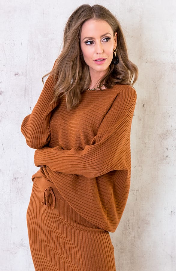 Trui Twinset Cognac – shoparchief, foto 3