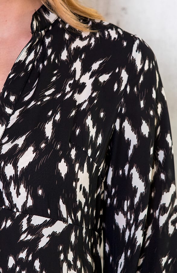 Tuniek Leopard Zwart Beige – shoparchief, foto 6