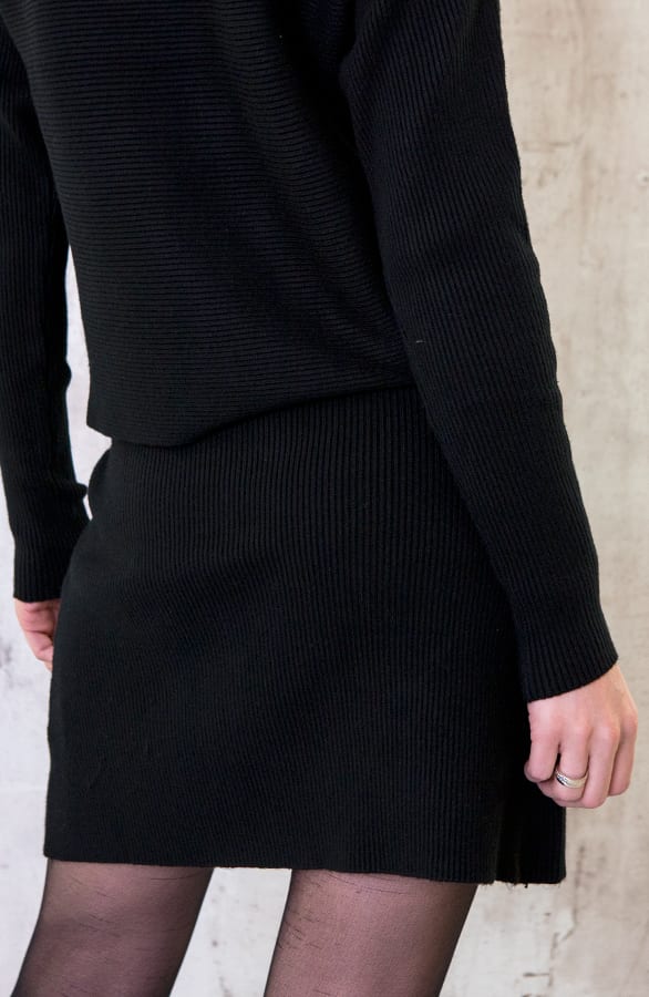 Twinset Rok Met Zakken Zwart – shoparchief, foto 4