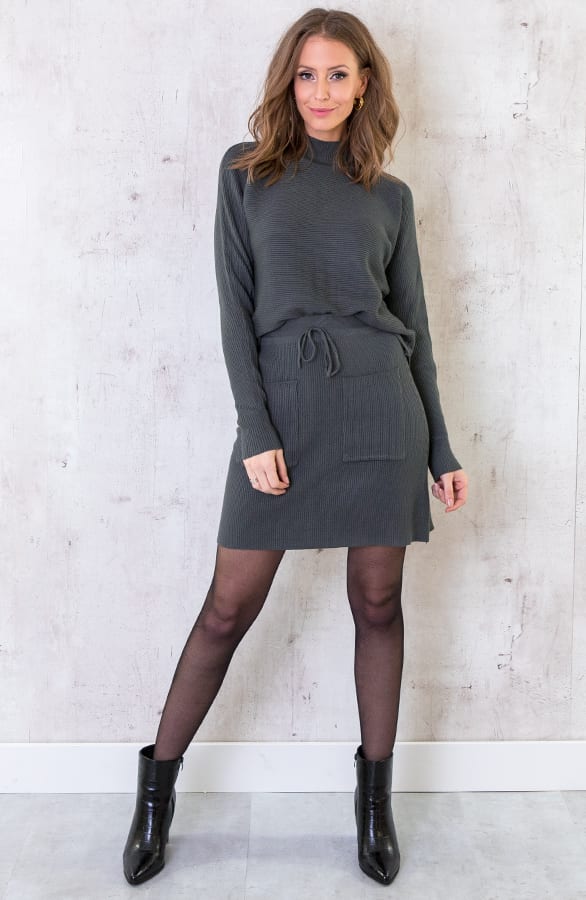 Twinset Trui Met Col Antraciet – shoparchief, foto 2