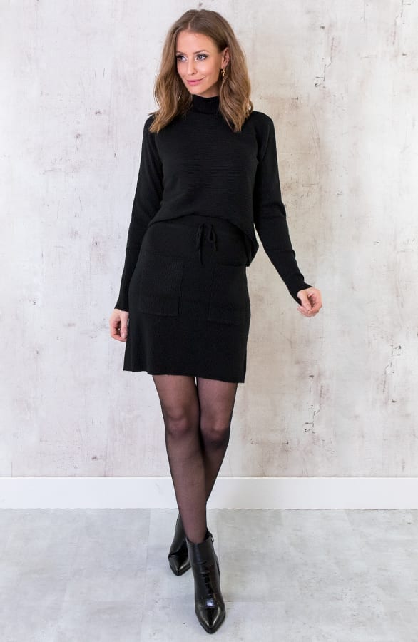 Twinset Trui Met Col Zwart – shoparchief, foto 5