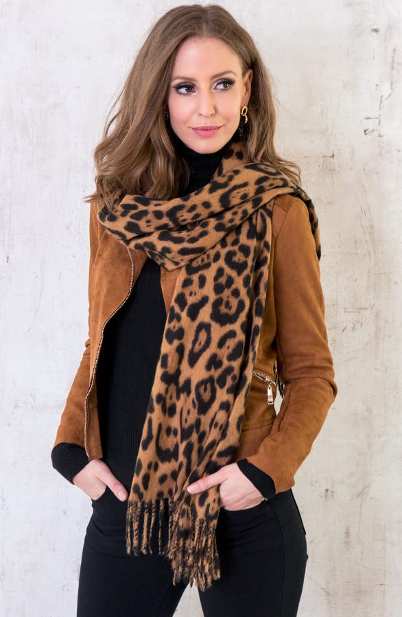 Ultra Soft Leoparden Schal Camel, Shoparchiv, Foto 3