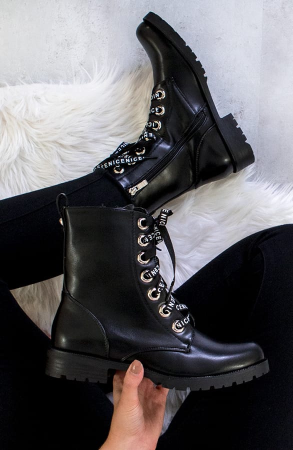 Veter Boots Dames Zwart – shoparchief, foto 3