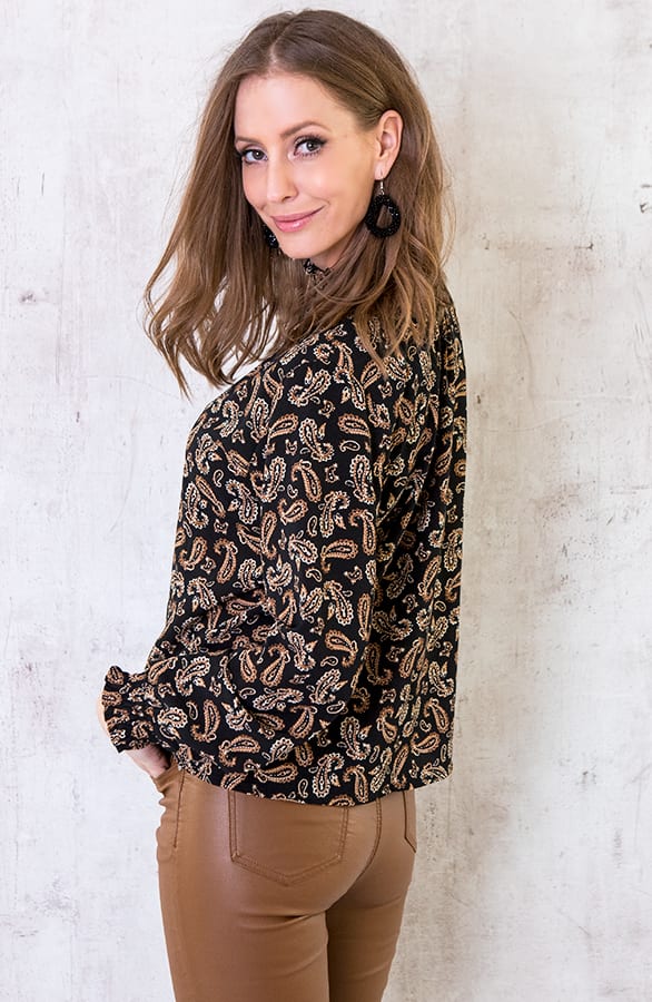 Col Blouse Paisley – shoparchief, foto 2