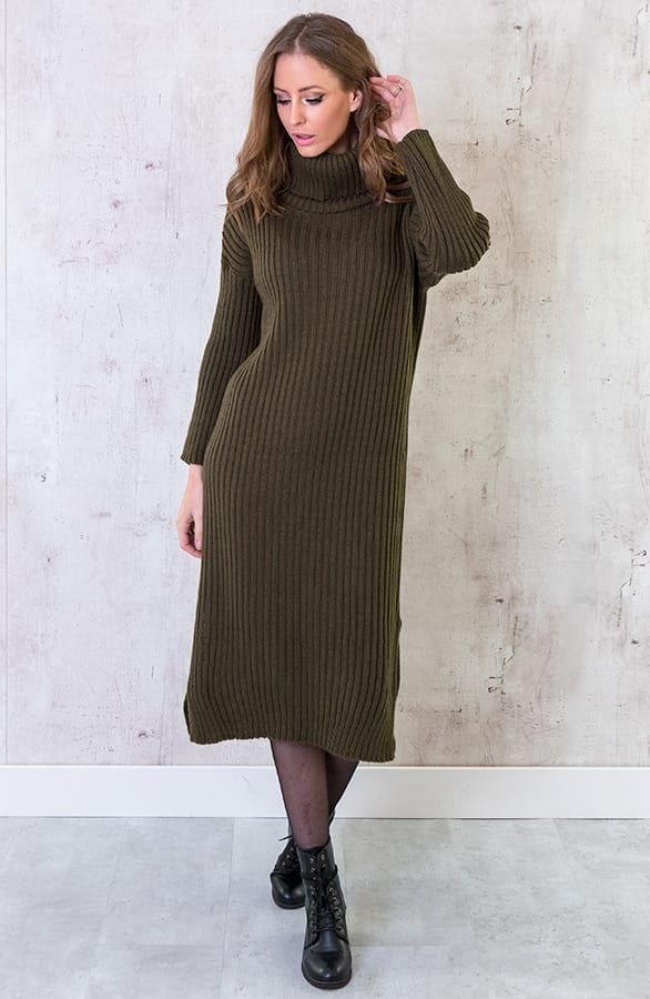 Coljurk Gebreid Lang Army – shoparchief, foto 6