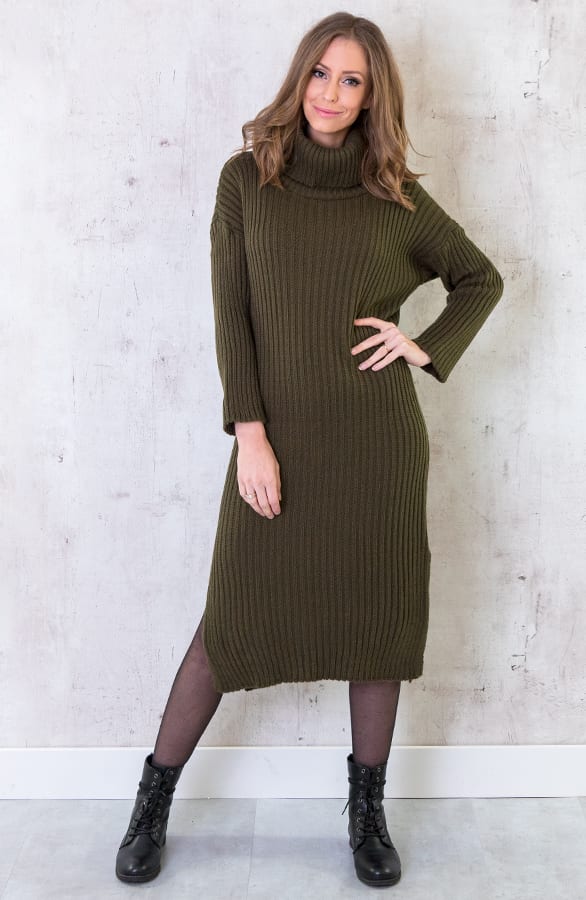 Coljurk Gebreid Lang Army – shoparchief, foto 1