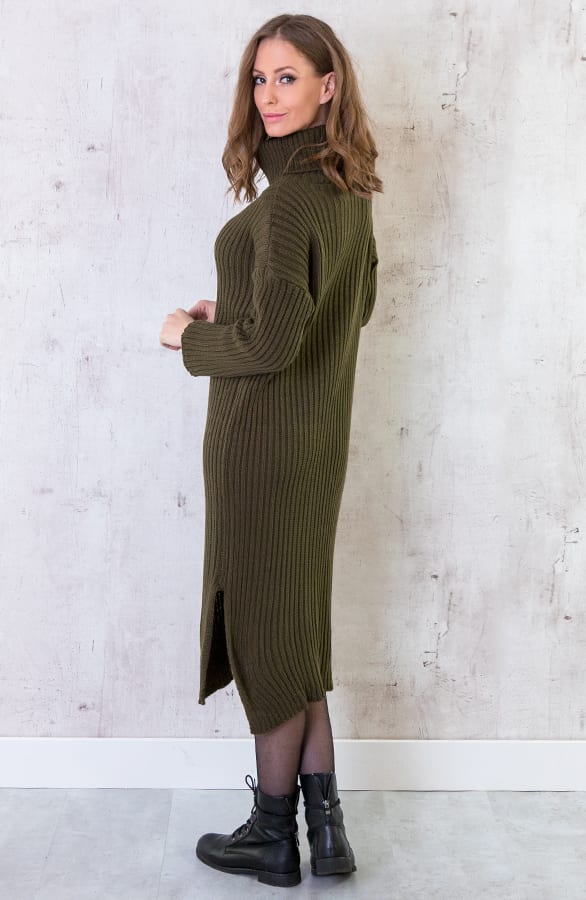 Coljurk Gebreid Lang Army – shoparchief, foto 4