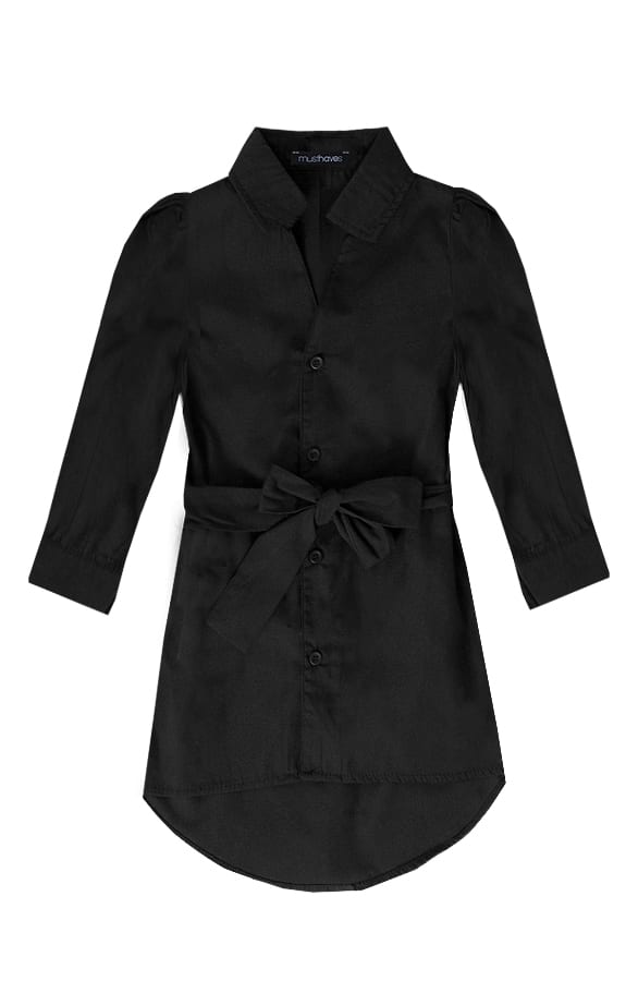 Katoenen Blouse Kids Zwart – shoparchief, foto 4