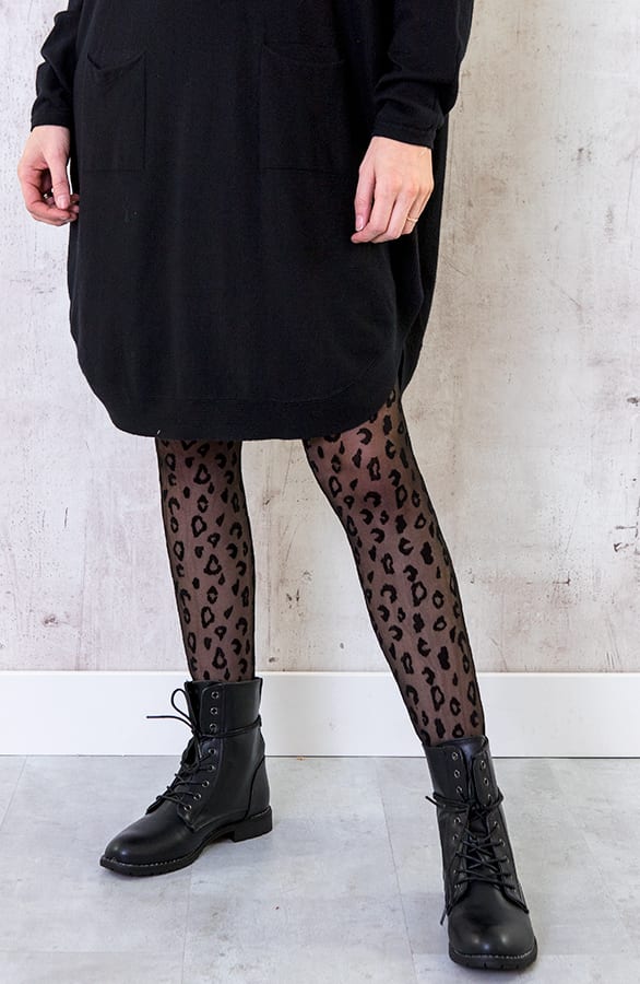 Leopard Panty Zwart – shoparchief, foto 2