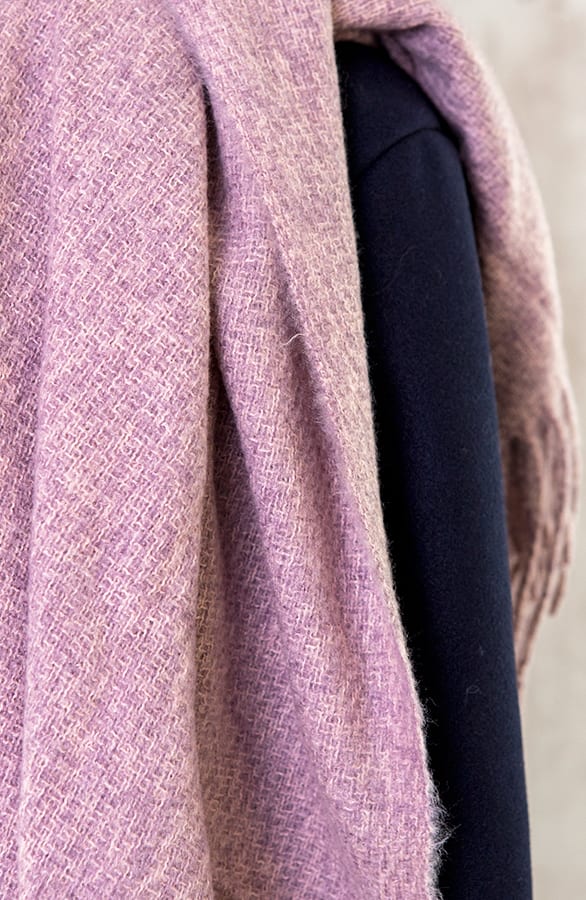 Luxe Cashmere Sjaal Roze – shoparchief, foto 2