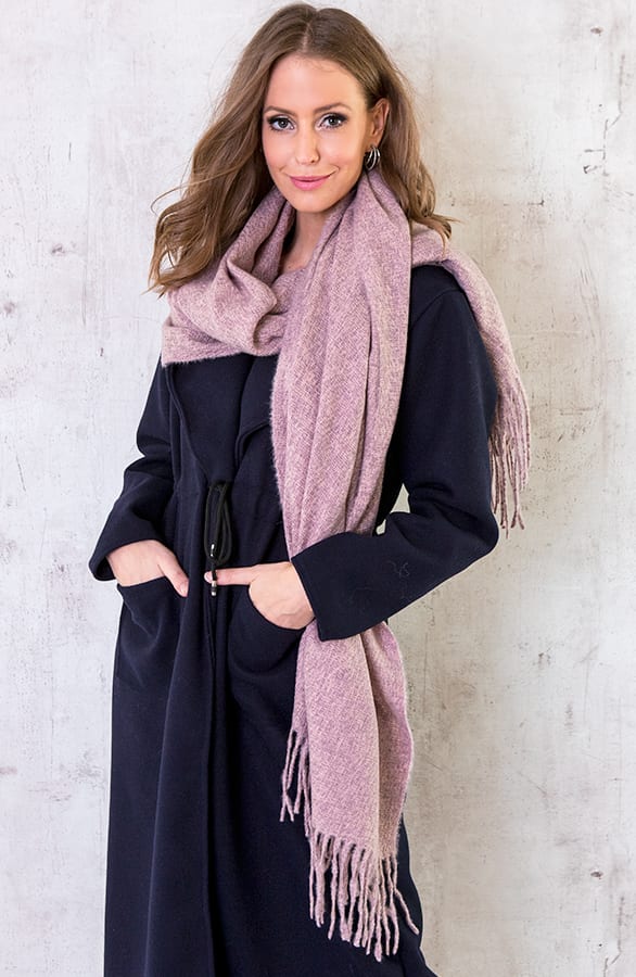 Luxe Cashmere Sjaal Roze – shoparchief, foto 1