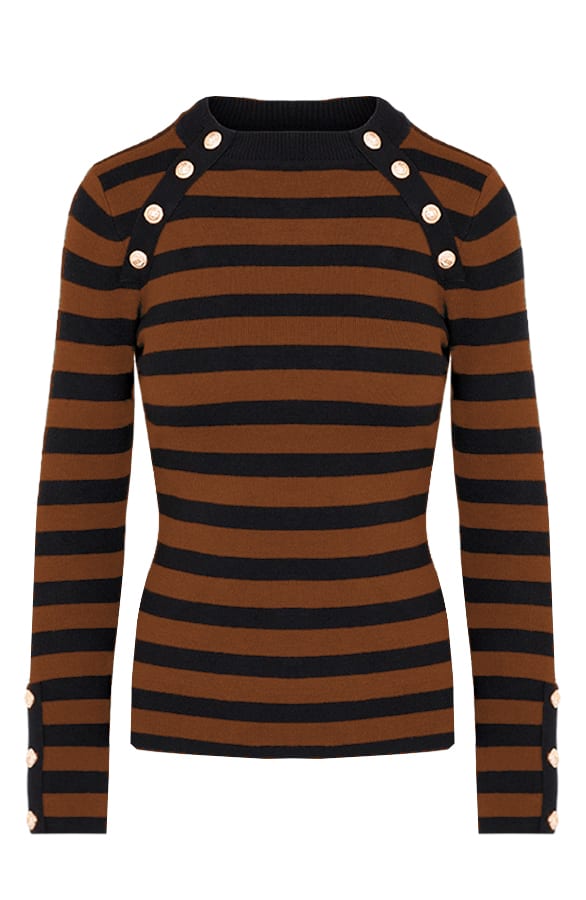 Sailor Strepen Trui Cognac – shoparchief, foto 5