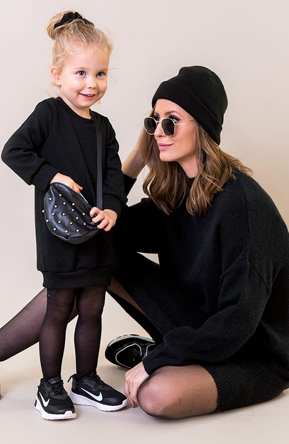 Tuniekjurk Met Capuchon Kids Zwart – shoparchief, foto 2