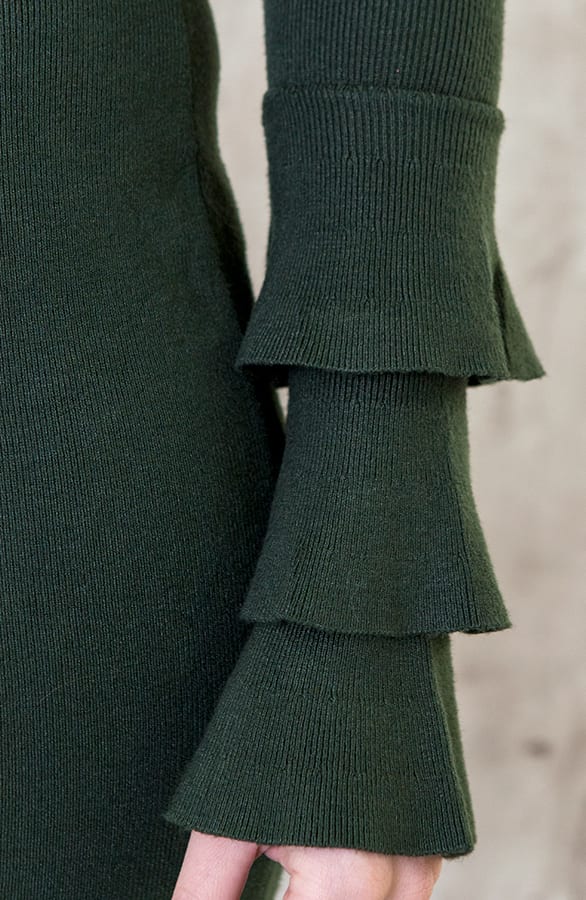 Coljurk Ruches Legergroen – shoparchief, foto 5
