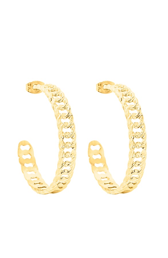 Creool Oorbellen Schakels Goud – shoparchief, foto 1