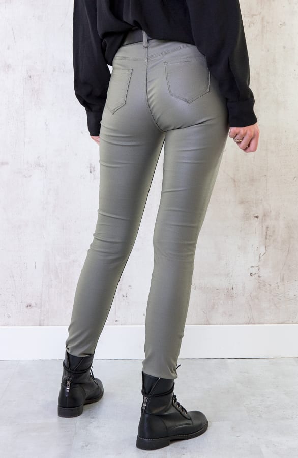 High Waist Coating Jeans Army – shoparchief, foto 3