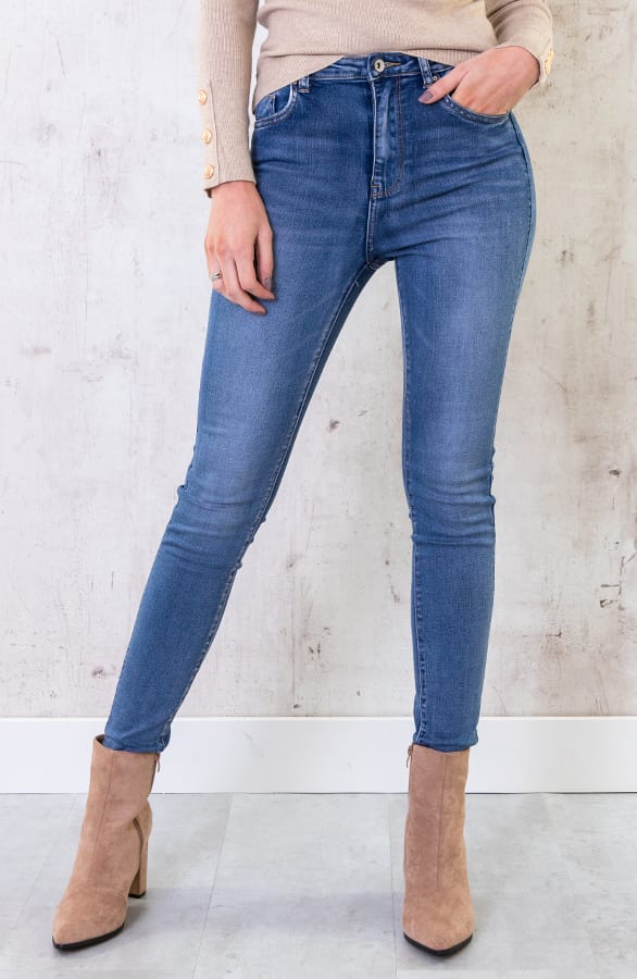 High Waist Spijkerbroek Dames – shoparchief, foto 6