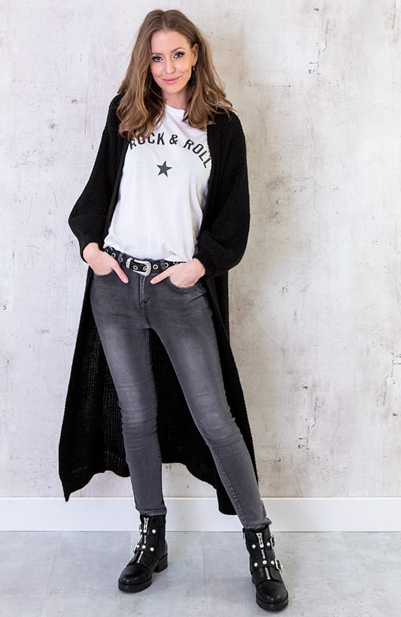 Rock N Roll Shirt Wit – shoparchief, foto 2