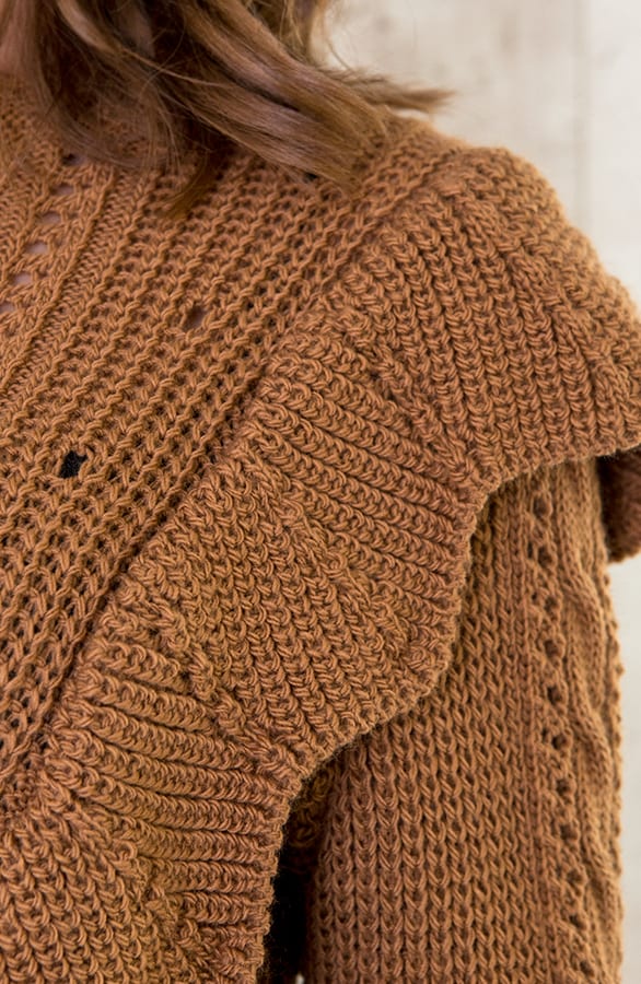 Ruches Trui Gehaakt Camel – shoparchief, foto 4