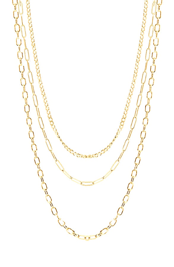 Schakel Layer Ketting Goud – shoparchief, foto 1