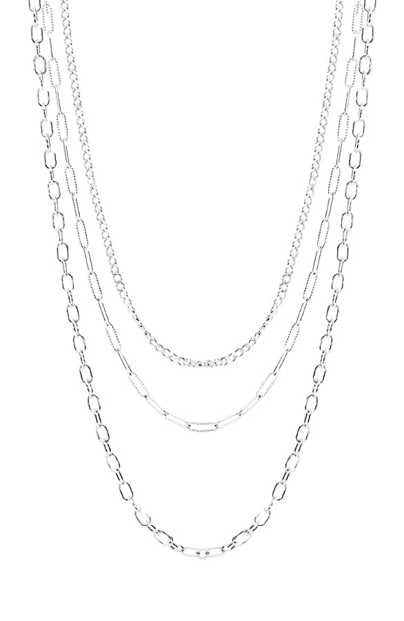 Schakel Layer Ketting Zilver – shoparchief, foto 1