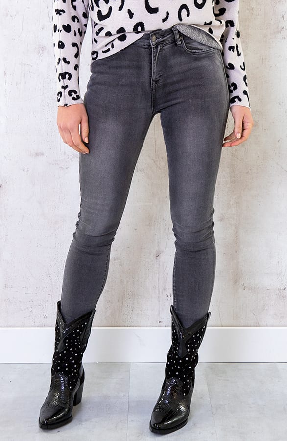 Skinny Jeans Damen Grau, Shoparchiv, Foto 1