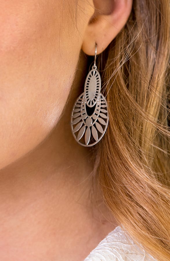 Bohemian Oorbellen Zilver – shoparchief, foto 2