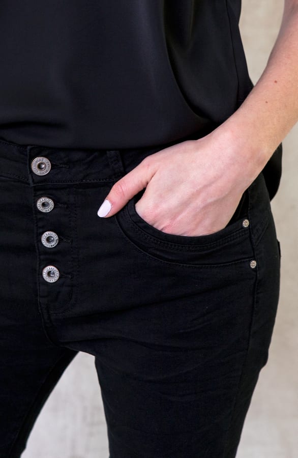 Chino Spijkerbroek Zwart – shoparchief, foto 5