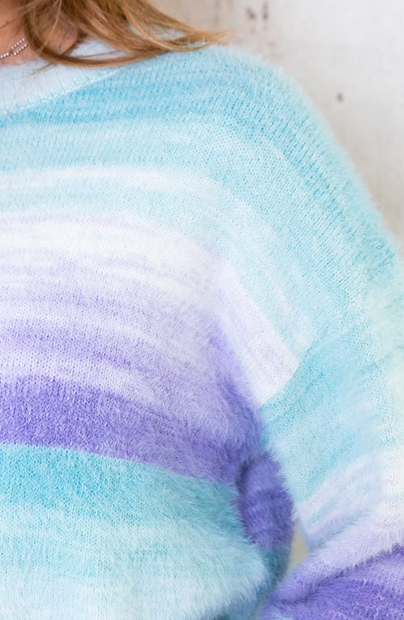 Gestreepte Soft Trui Pastel – shoparchief, foto 6