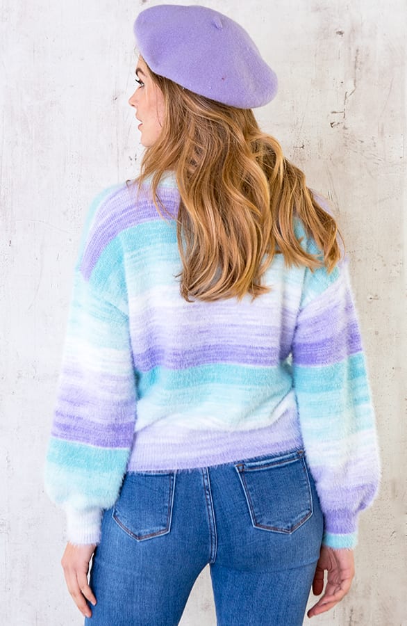 Gestreepte Soft Trui Pastel – shoparchief, foto 5