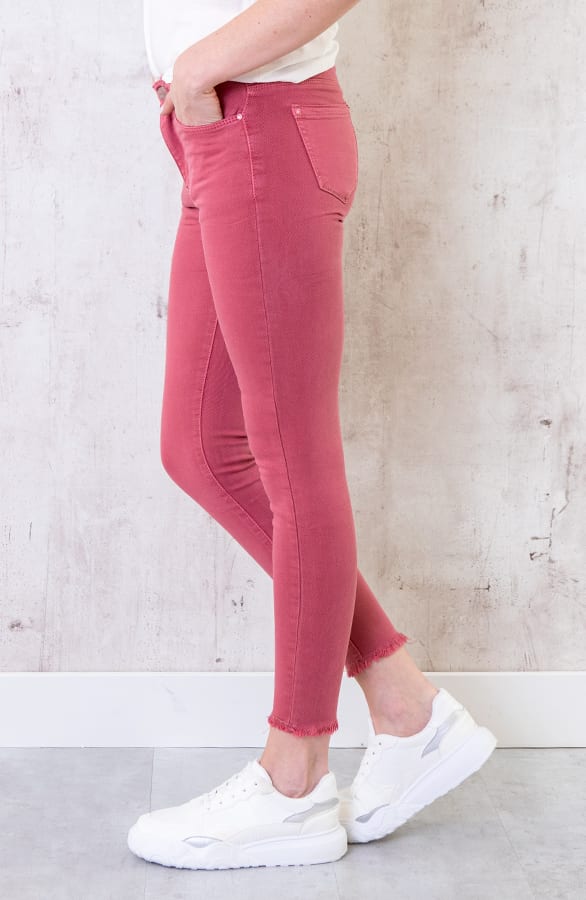 High Waisted Jeans Dust Koraal – shoparchief, foto 2