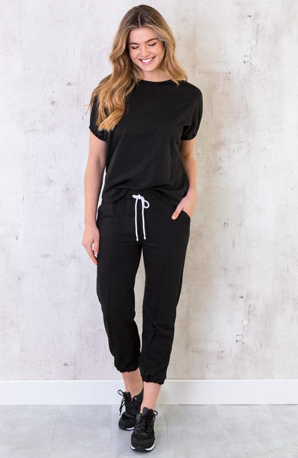 Jogging Top Zwart – shoparchief, foto 5