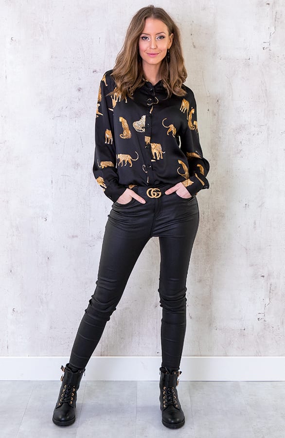 Limited Leopard Bluse Silk, Shoparchiv, Foto 3