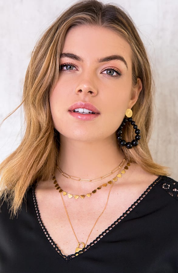 Luxury Beads Oorbellen Zwart – shoparchief, foto 2