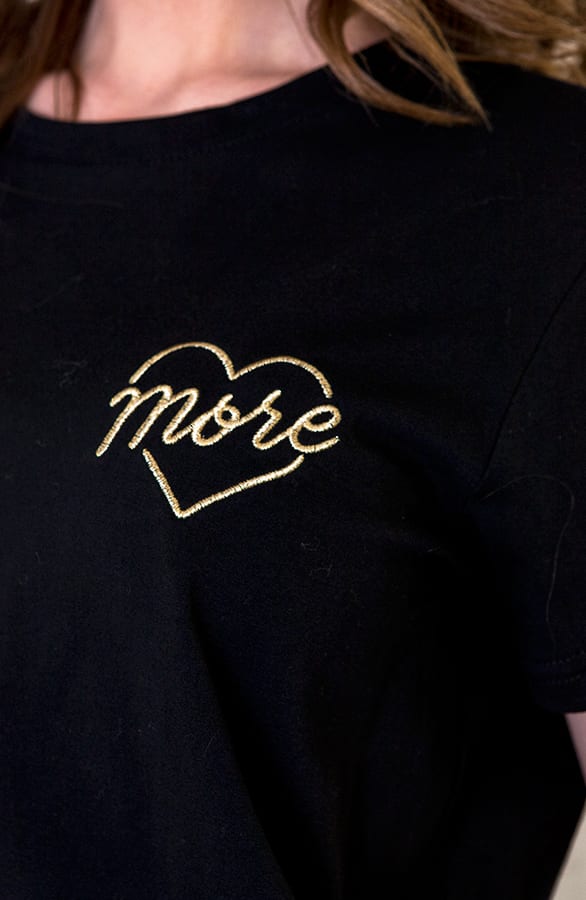 More Love Top Zwart Goud – shoparchief, foto 4