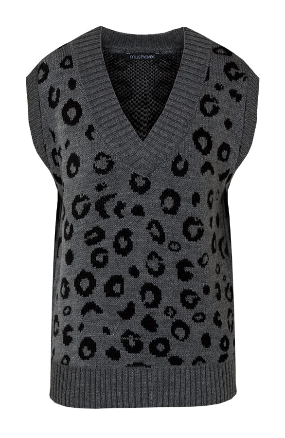 Spencer Leopard Grijs – shoparchief, foto 1